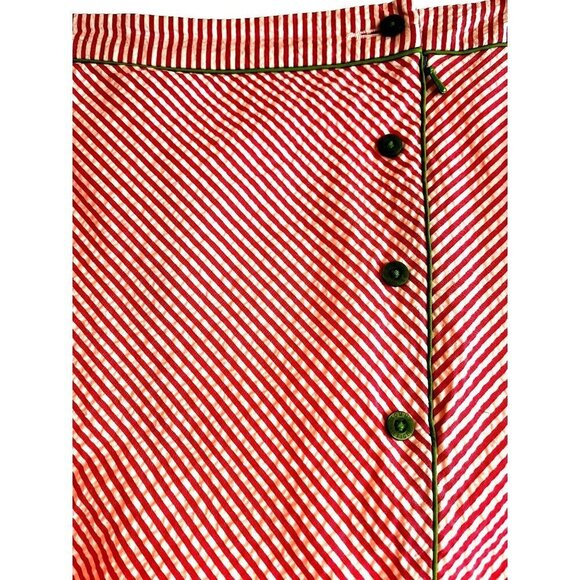 Tommy Hilfiger Golf Skort Pink & White Striped Golf Skirt Size 6 - Picture 5 of 8